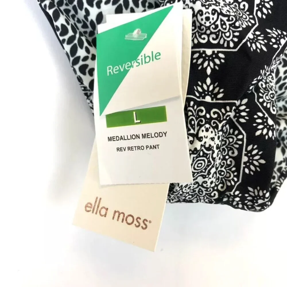 Ella Moss Women’s Medallion Melody Reversible Bikini Bottom Size Large